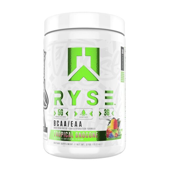 RYSE BCAA + EAA, Tropical Snocone - 378g