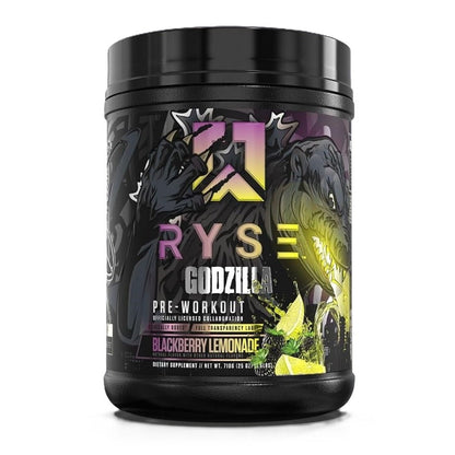 RYSE Godzilla Pre-Workout, Blackberry Lemonade - 710g