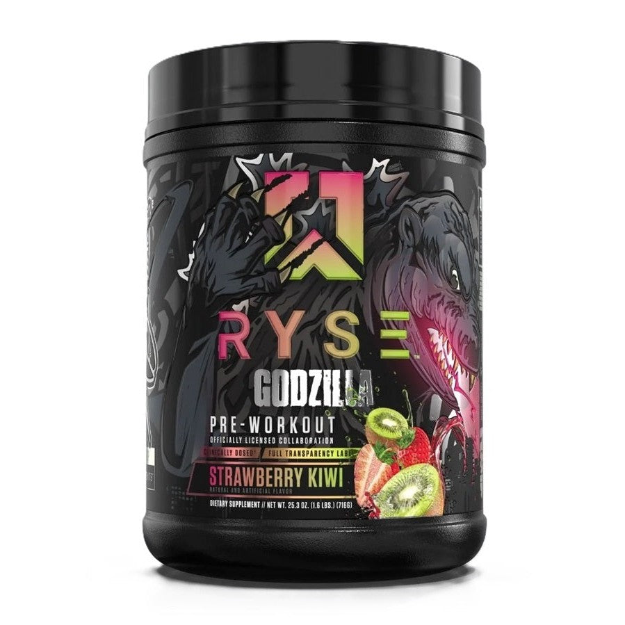 RYSE Godzilla Pre-Workout, Strawberry Kiwi - 716g