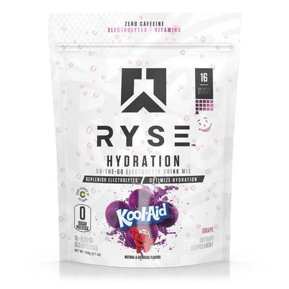 RYSE Hydration Sticks, Kool-Aid Grape - 16 x 6.5g