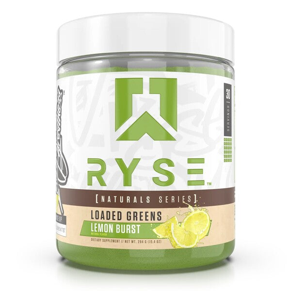 RYSE Loaded Greens - Natural Series, Lemon Burst - 294g
