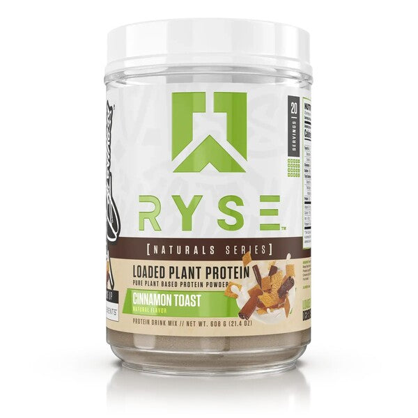 RYSE Loaded Plant Protein - Natural Series, Cinnamon Toast - 608g
