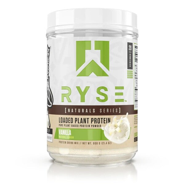 RYSE Loaded Plant Protein - Natural Series, Vanilla - 608g