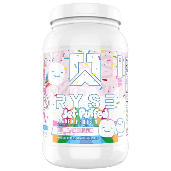 RYSE Loaded Protein, Jet Puffed Birthday Cake - 940g