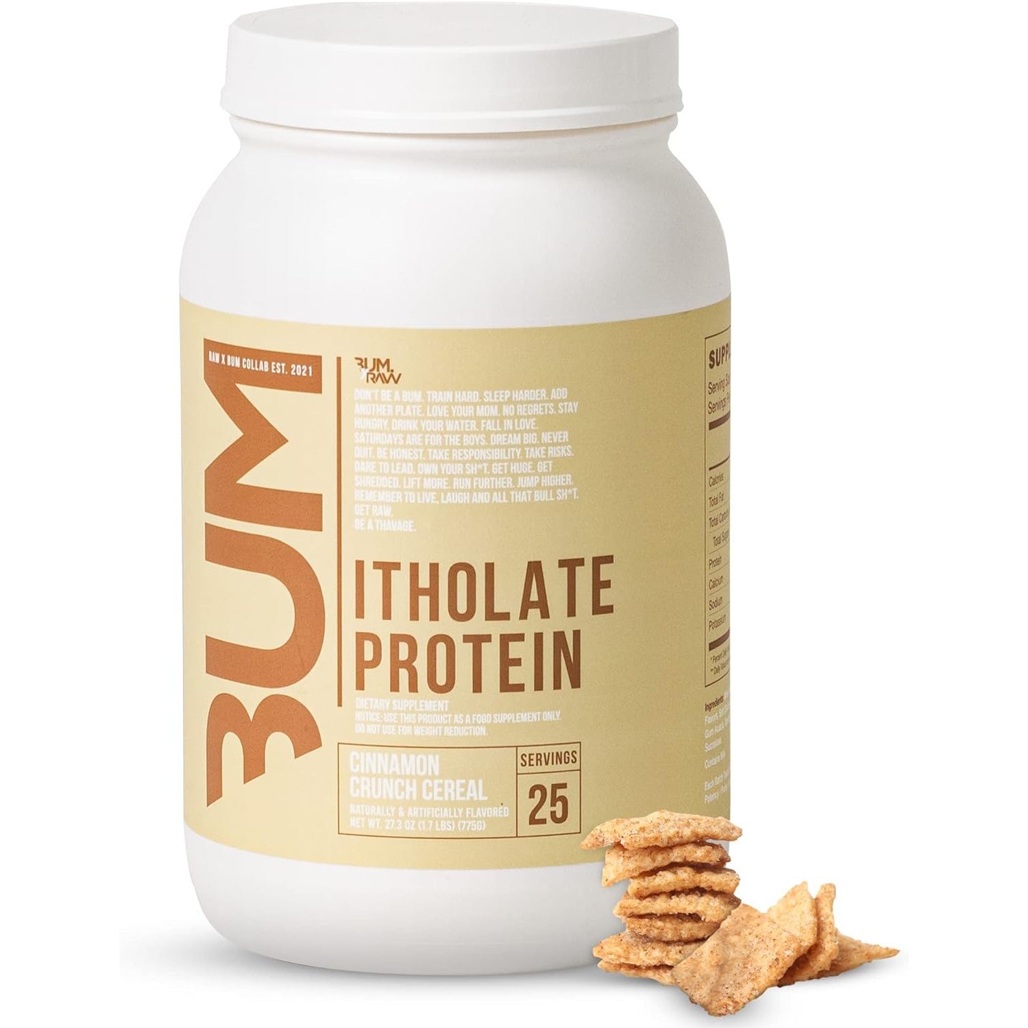 Raw Nutrition CBUM Itholate Protein, Cinnamon Crunch Cereal - 775g