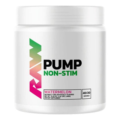 Raw Nutrition Pump Non-Stim, Watermelon - 480g