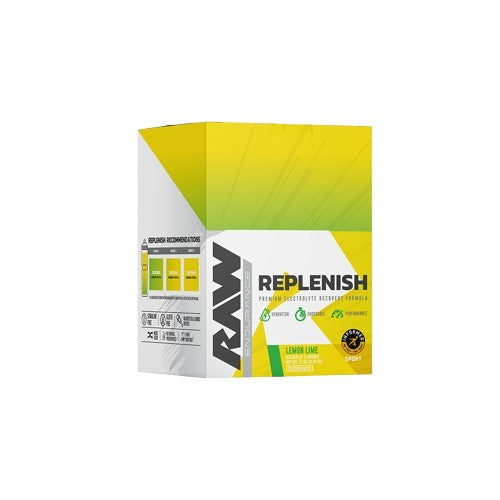 Raw Nutrition Replenish, Lemon Lime (EAN 850057175844) - 20 stick packs