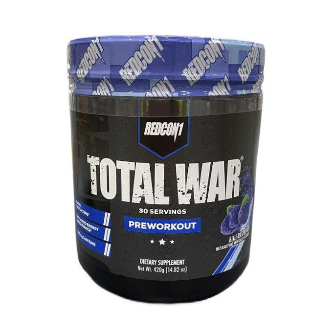 Redcon1 Total War - Preworkout, Blue Raspberry - 420g