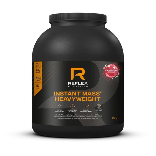 Reflex Nutrition Instant Mass Heavyweight, Strawberries & Cream - 2000g