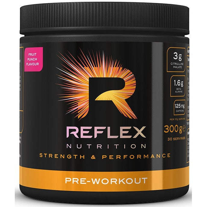 Reflex Nutrition Pre-Workout, Fruit Punch - 300g