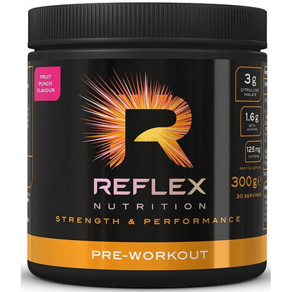 Reflex Nutrition Pre-Workout, Fruit Punch - 300g