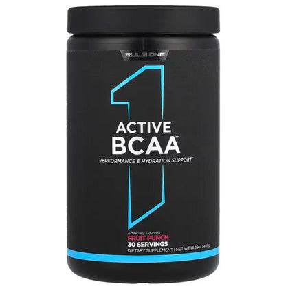 Rule One Active BCAA, Fruit Punch - 405g