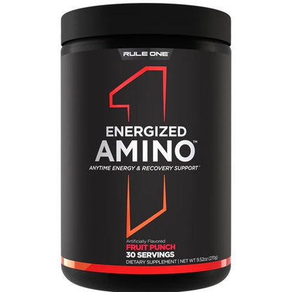 Rule One Energized Amino, Fruit Punch - 270g