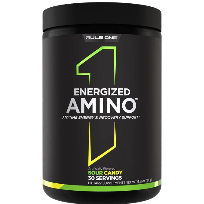Rule One Energized Amino, Sour Candy - 270g