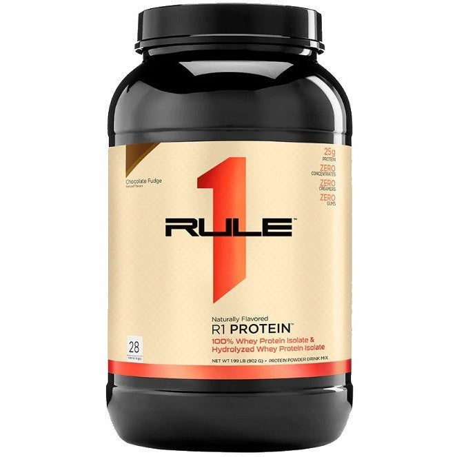 Rule One R1 Protein Naturally Flavored, Chocolate Fudge - 902g