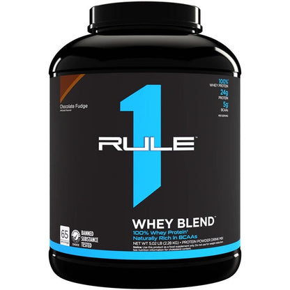 Rule One R1 Whey Blend, Chocolate Fudge - 2280g