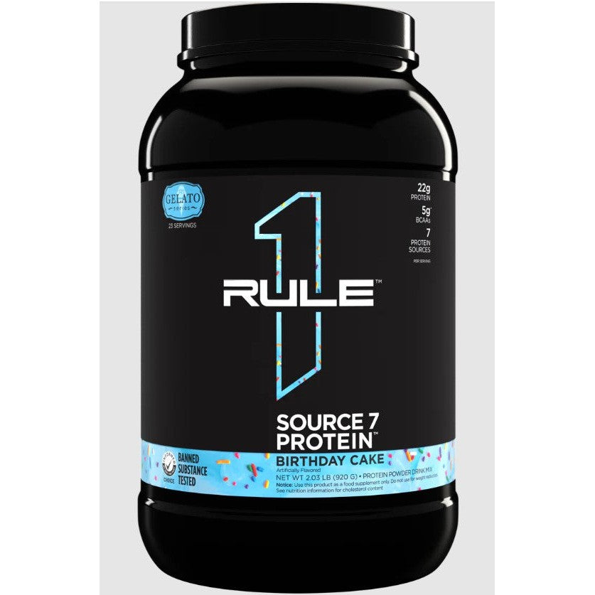 Rule One Source7 Protein, Birthday Cake Gelato - 920g