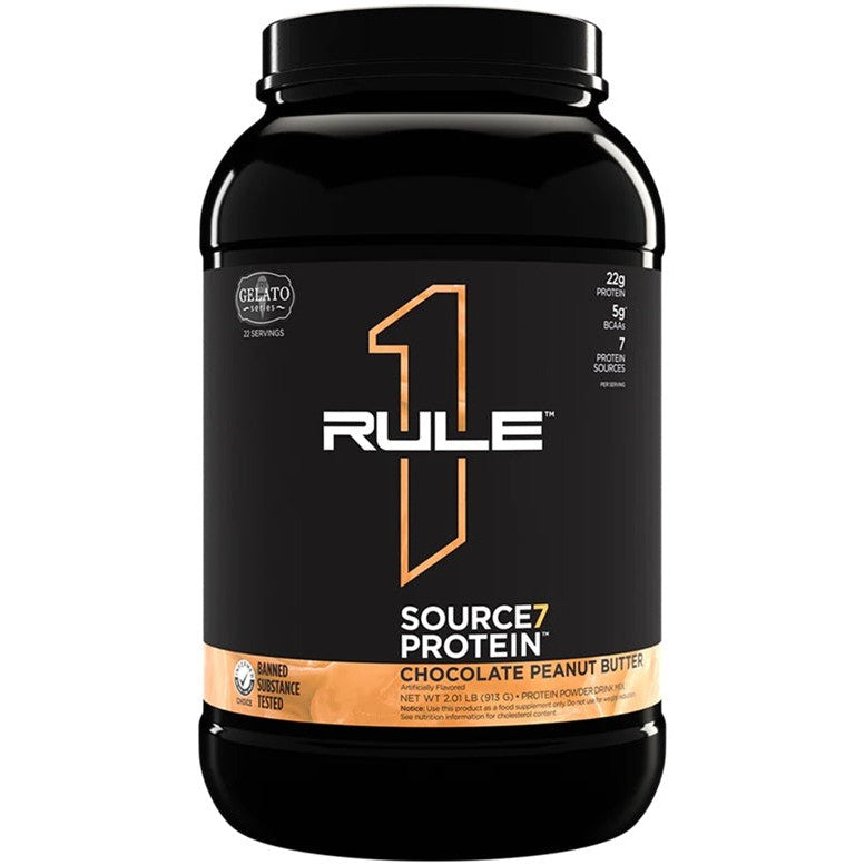 Rule One Source7 Protein, Chocolate Peanut Butter Gelato - 913g