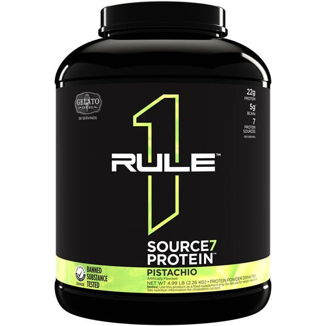 Rule One Source7 Protein, Pistachio Gelato - 2260g