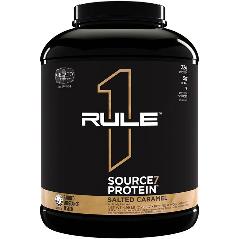 Rule One Source7 Protein, Salted Caramel Gelato - 2260g