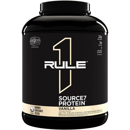 Rule One Source7 Protein, Vanilla Gelato - 2260g