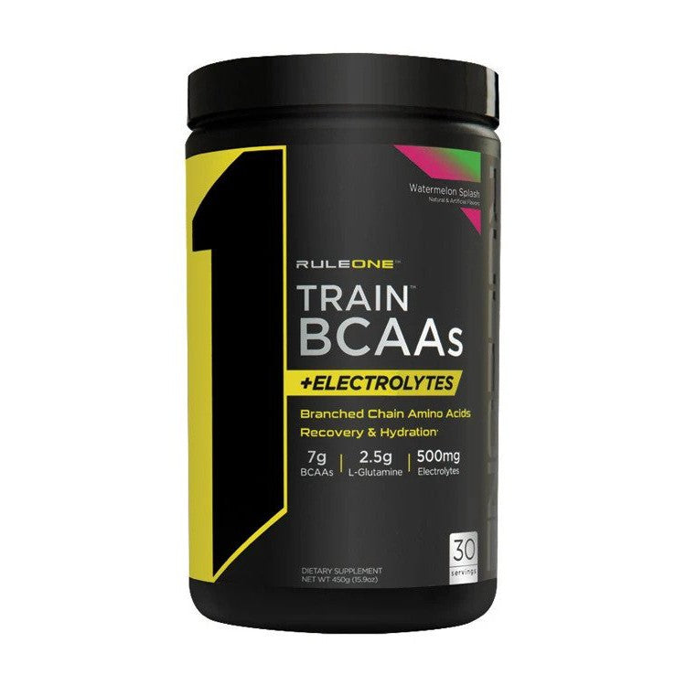 Rule One Train BCAAs + Electrolytes, Watermelon Splash - 450g