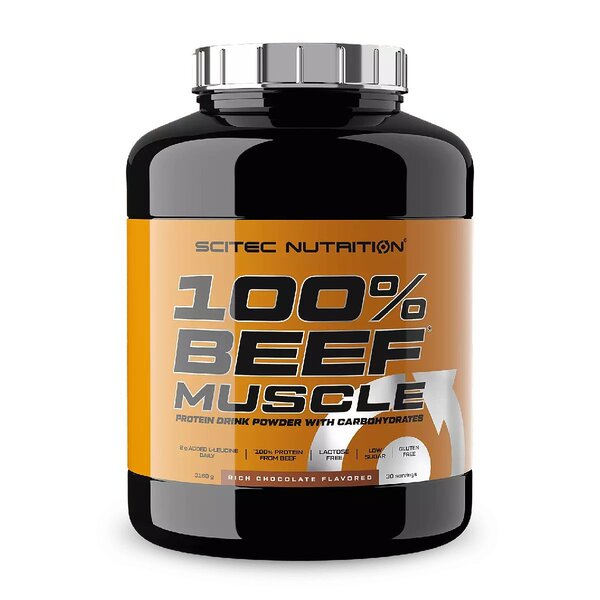 SciTec 100% Beef Muscle, Rich Chocolate - 3180g
