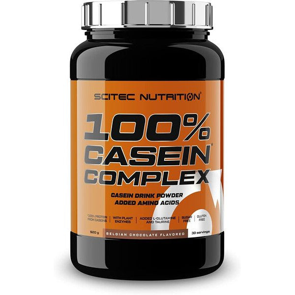 SciTec 100% Casein Complex, Belgian Chocolate - 920g