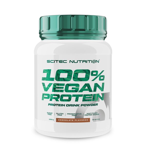 SciTec 100% Vegan Protein, Hazelnut Walnut - 1000g