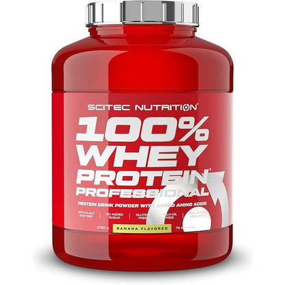 SciTec 100% Whey Protein Professional, Banana - 2350g