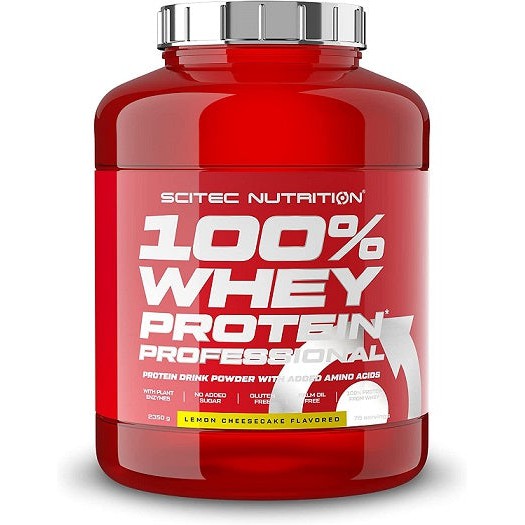 SciTec 100% Whey Protein Professional, Lemon Cheescake - 2350g