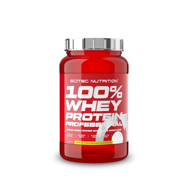 SciTec 100% Whey Protein Professional, Lemon Cheescake - 920g
