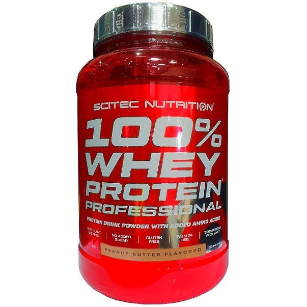 SciTec 100% Whey Protein Professional, Peanut Butter - 920g