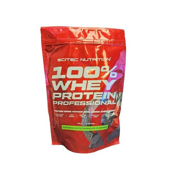 SciTec 100% Whey Protein Professional, Pistachio White Chocolate - 500g