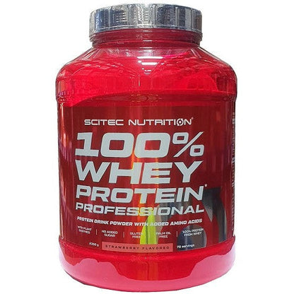 SciTec 100% Whey Protein Professional, Strawberry - 2350g