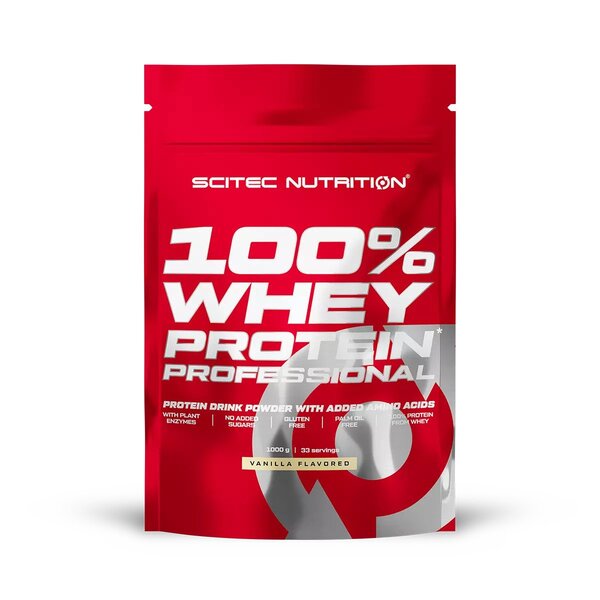 SciTec 100% Whey Protein Professional, Vanilla - 1000g