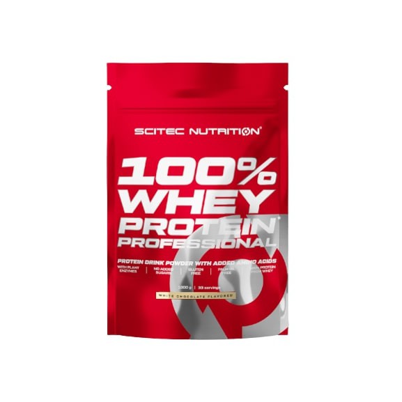 SciTec 100% Whey Protein Professional, White Chocolate (EAN 5999100029378) - 1000g
