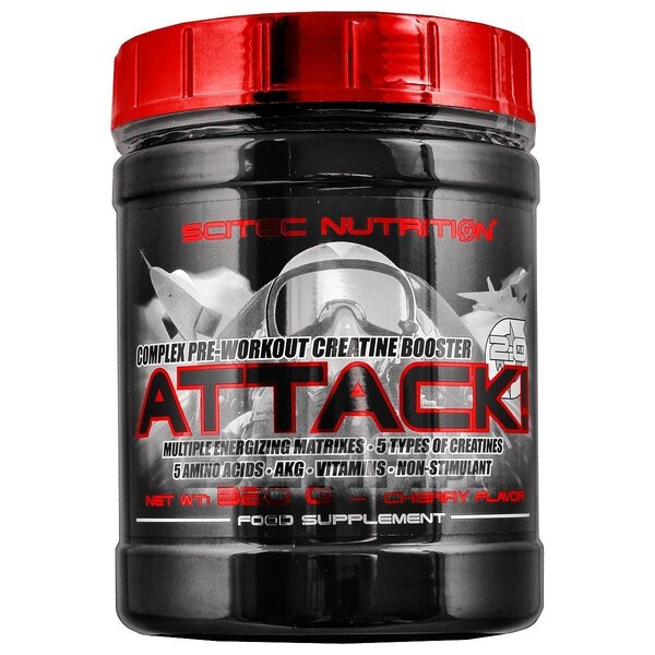 SciTec Attack! 2.0, Cherry - 320g