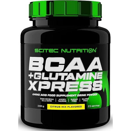 SciTec BCAA + Glutamine XPress, Citrus Mix - 300g