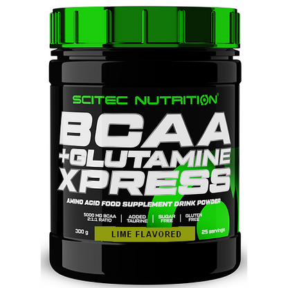 SciTec BCAA + Glutamine XPress, Lime - 300g