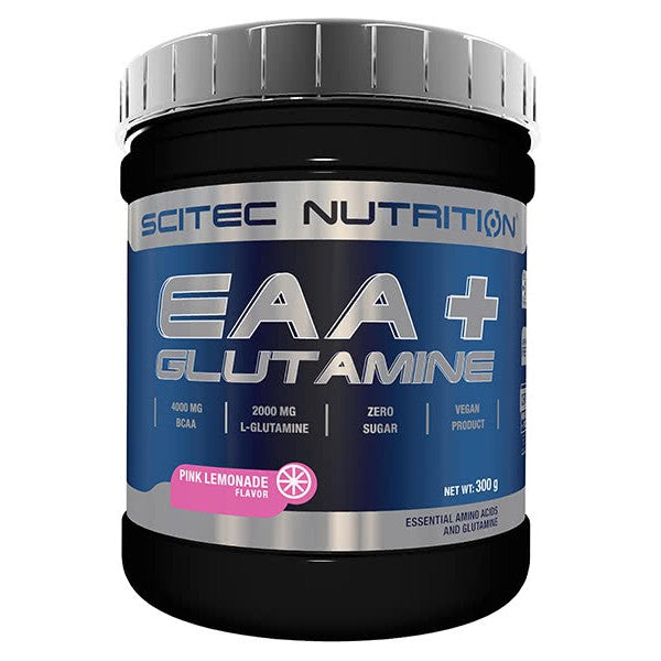 SciTec EAA + Glutamine, Pink Lemonade - 300g