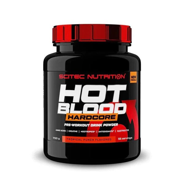 SciTec Hot Blood Hardcore, Guarana (EAN 5999100033061) - 700g