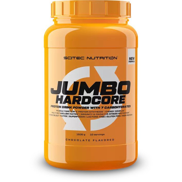 SciTec Jumbo Hardcore, Chocolate - 1530g