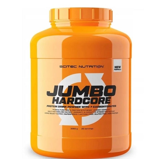 SciTec Jumbo Hardcore, Chocolate - 3060g