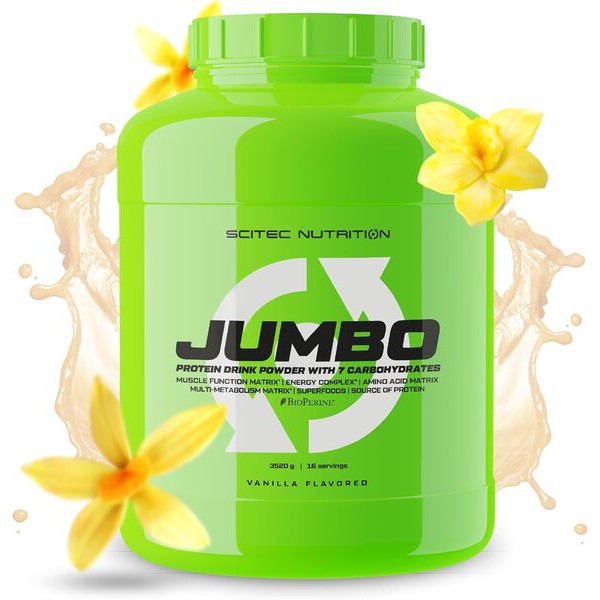 SciTec Jumbo, Vanilla - 3520g