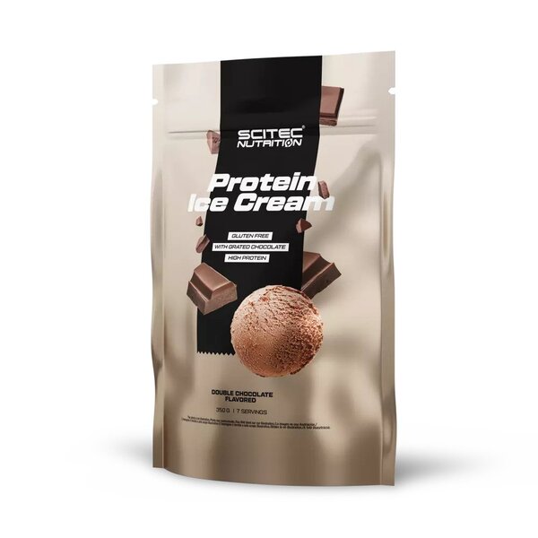 SciTec Protein Ice Cream, Double Chocolate - 350g