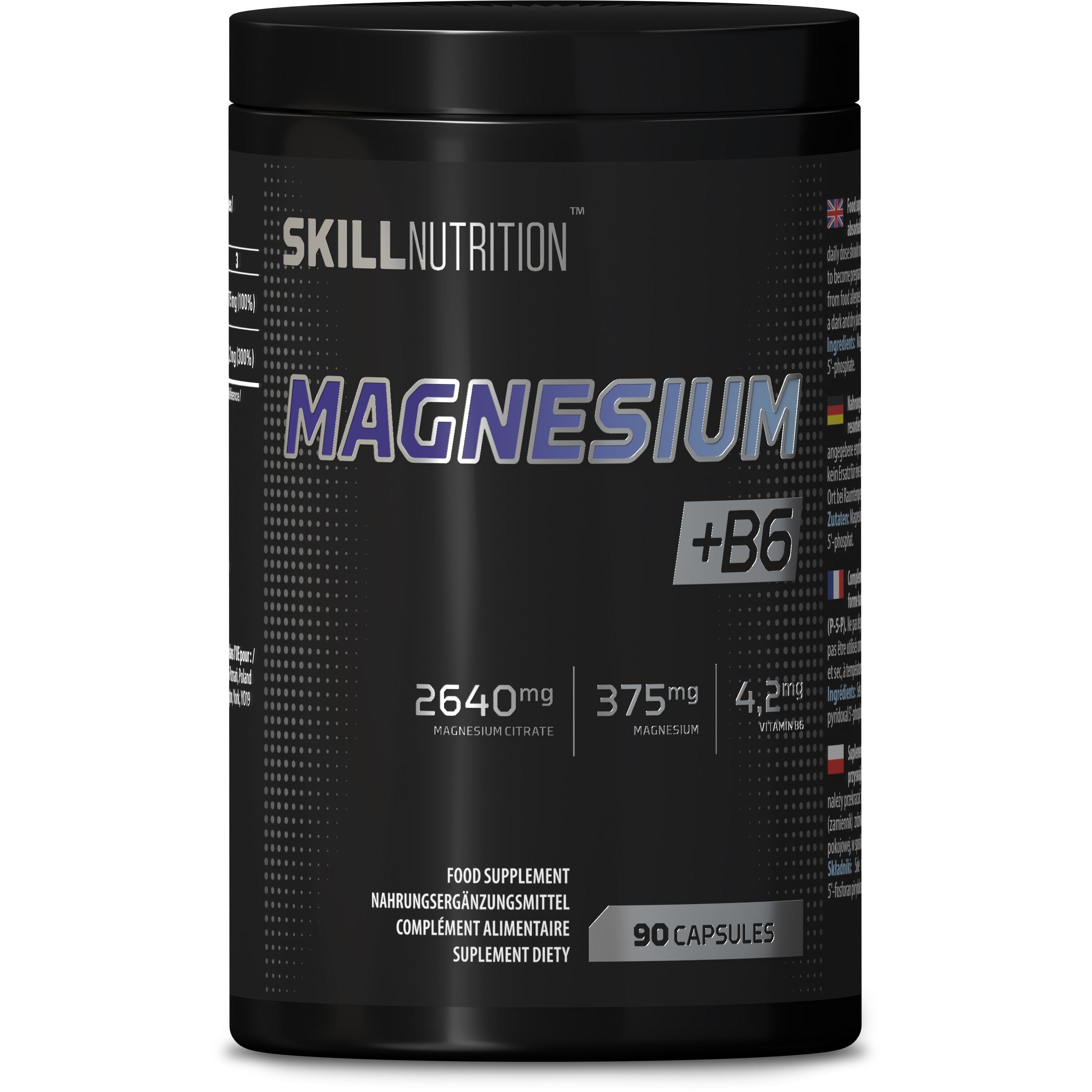 Skill Nutrition Magnesium + B6 - 90 caps