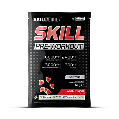 Skill Nutrition Skill Pre-Workout, Watermelon - 16g (1 serving)