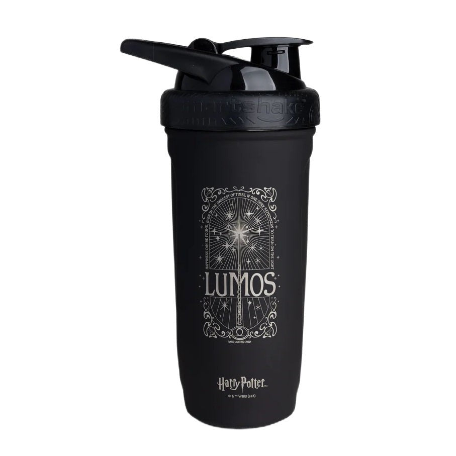 SmartShake Harry Potter Collection Stainless Steel Shaker, Lumos - 900 ml.