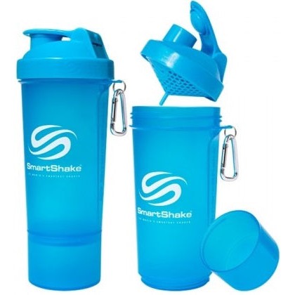 SmartShake Slim Series, Neon Blue - 500 ml.